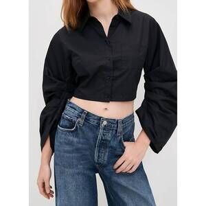 NEW HEVRON raquel top in black